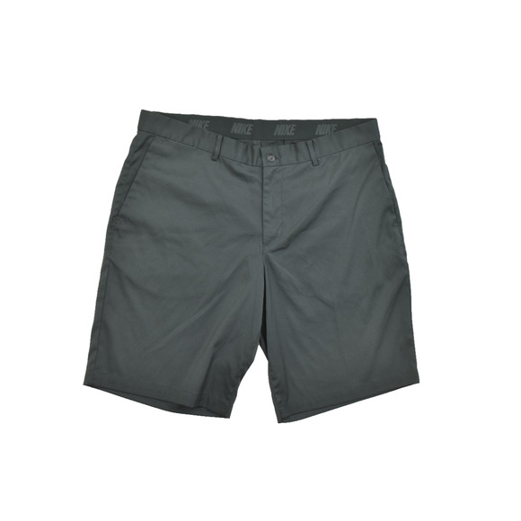 Nike Golf Men's Black Dri-FIT Standard Fit Flat Front Shorts Chino Size 38 - Picture 1 of 8